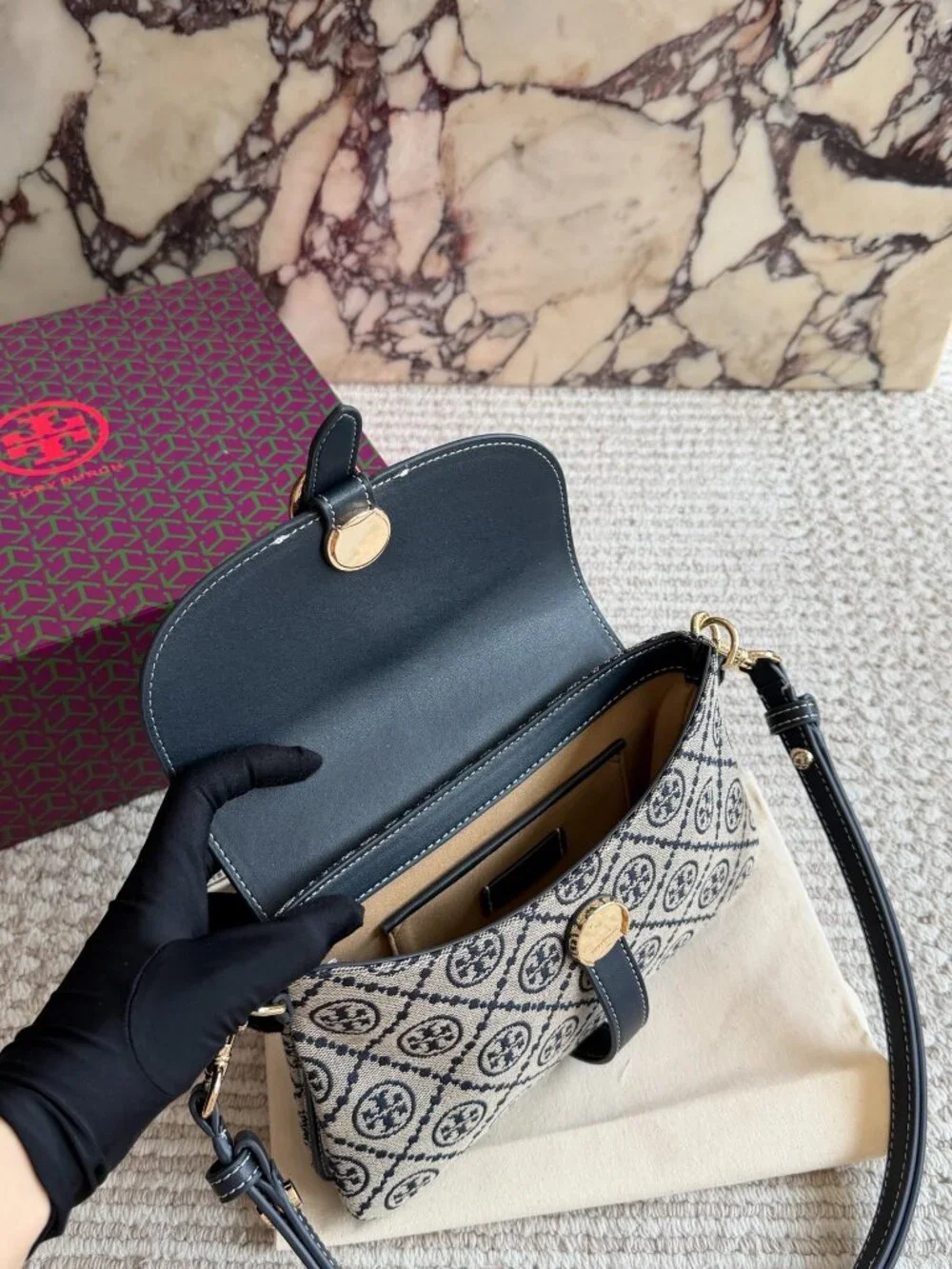Tory Burch material monogram
